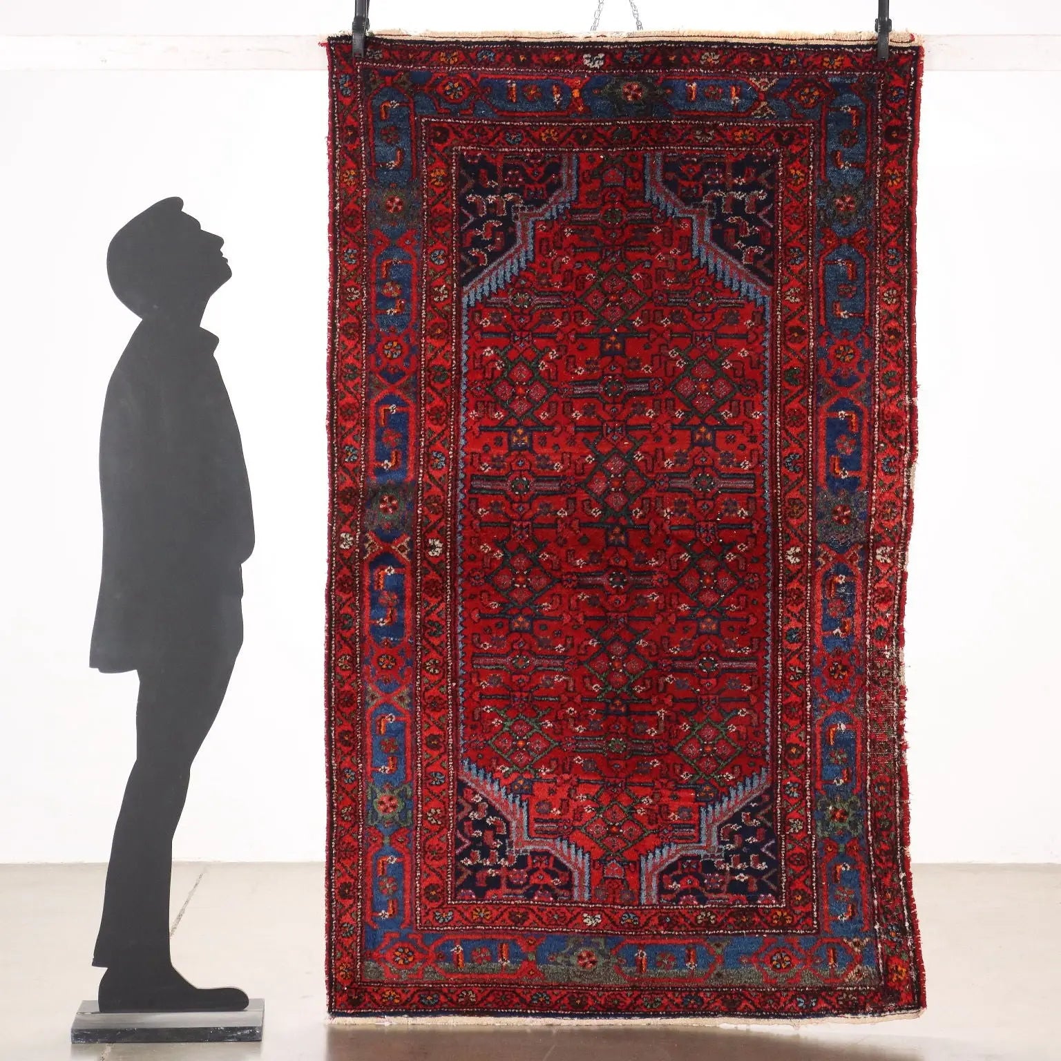 Antique Asian Carpet Cotton Wool Heavy Knot 83 x 49 In - 83 x 49 In | Antiques | Carpets