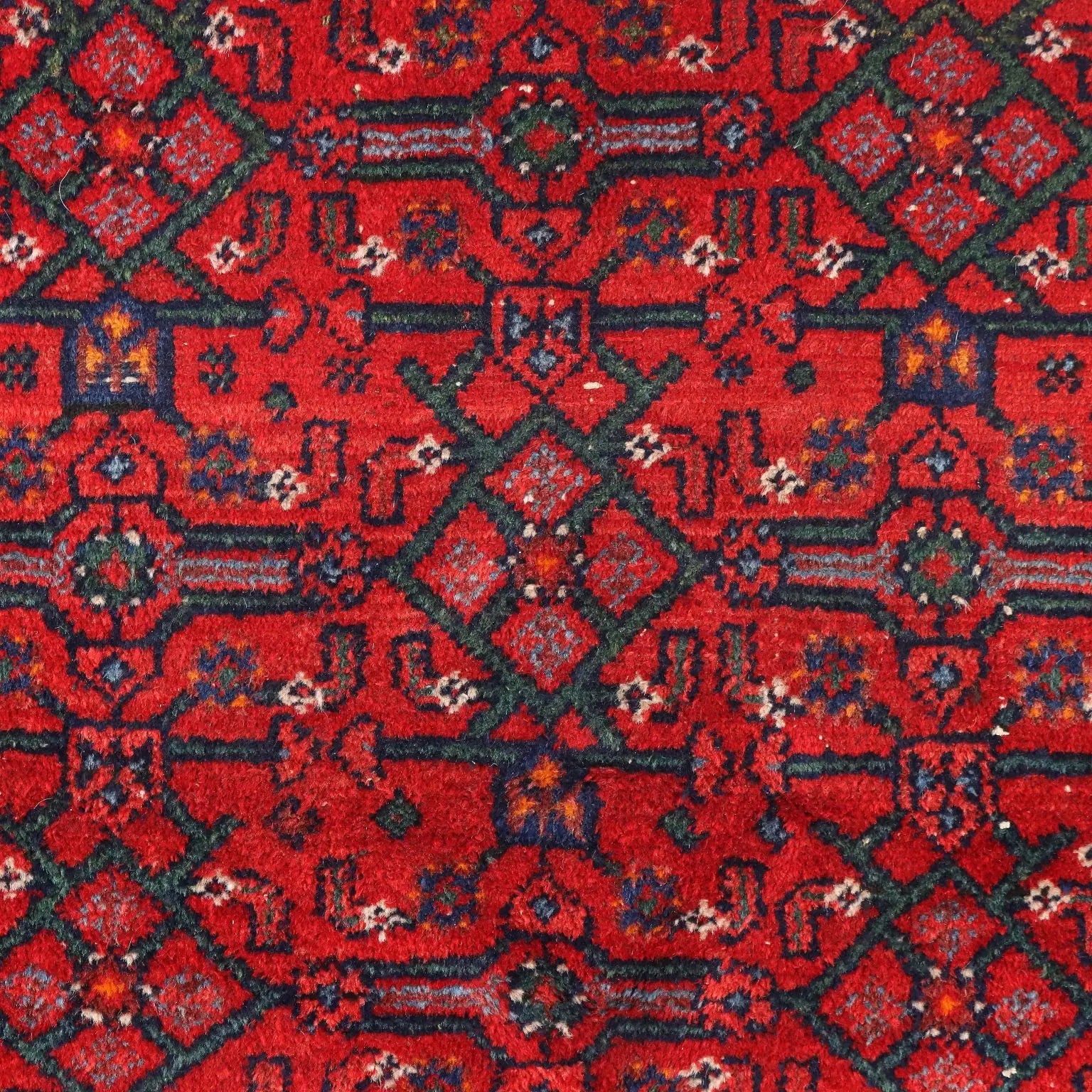 Antique Asian Carpet Cotton Wool Heavy Knot 83 x 49 In - 83 x 49 In | Antiques | Carpets