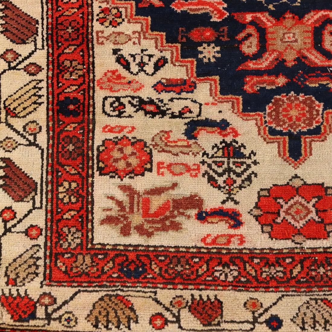 Antique Asian Carpet Cotton Wool Heavy Knot 201 x 39 In - 201 x 39 In | Antiques | Carpets