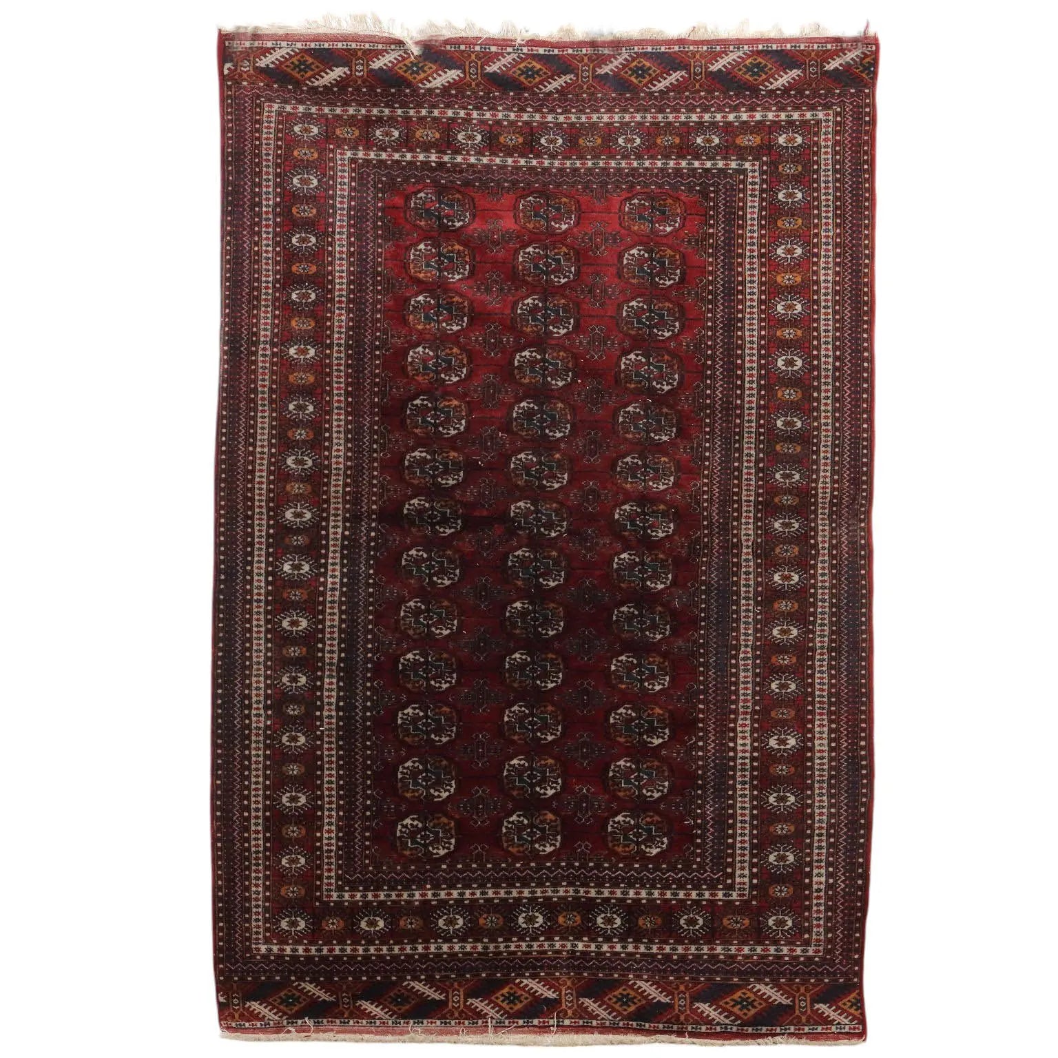 Bukhara Rug in Cotton and Wool - 290x190 cm