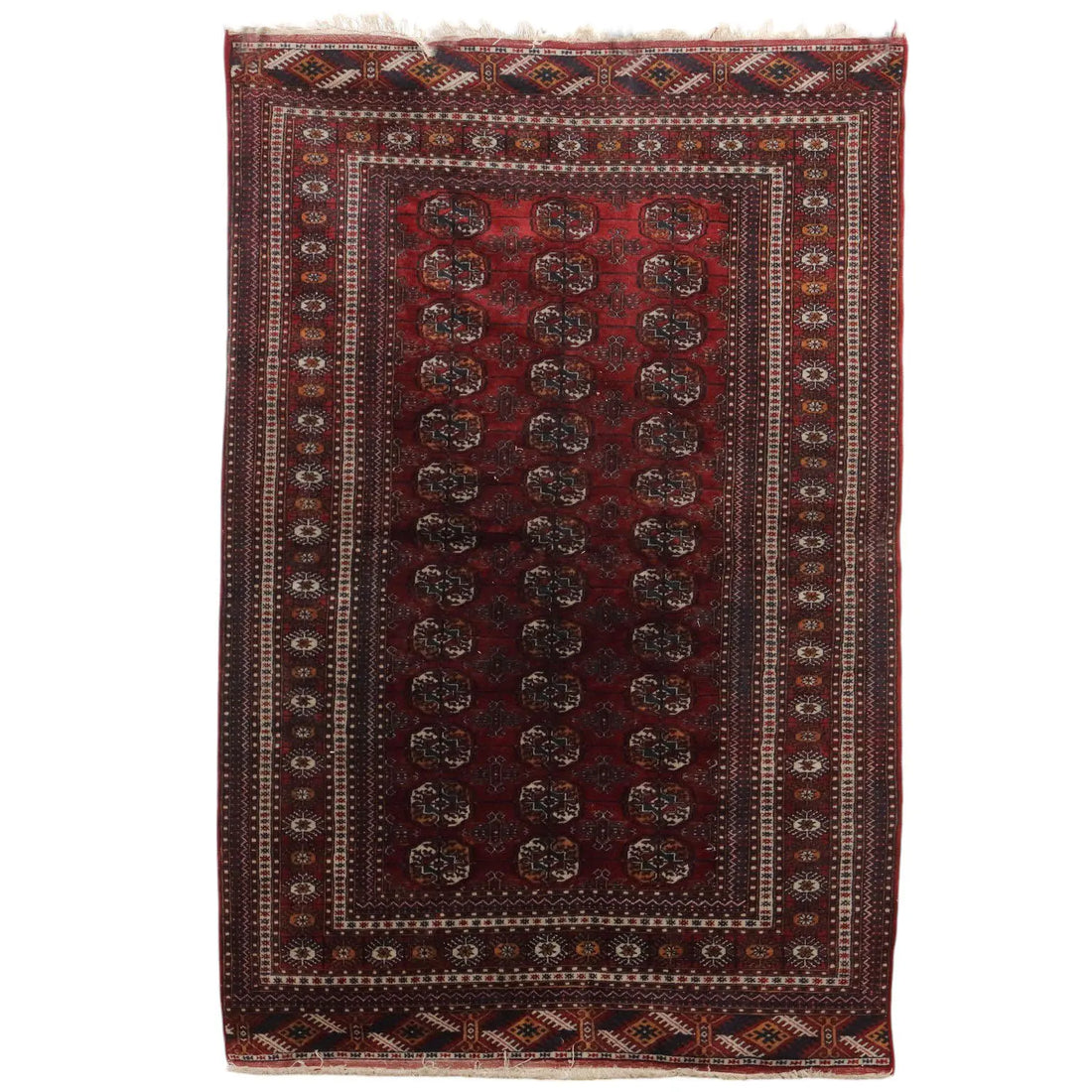 Bukhara Rug in Cotton and Wool - 290x190 cm