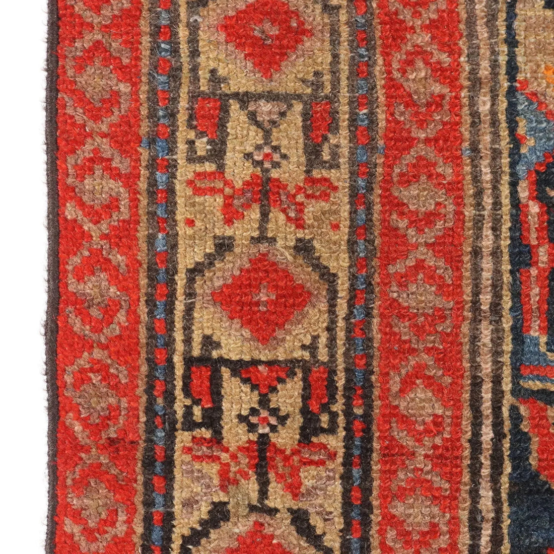 Malayer Rug in Cotton and Wool - 330 x 100 cm