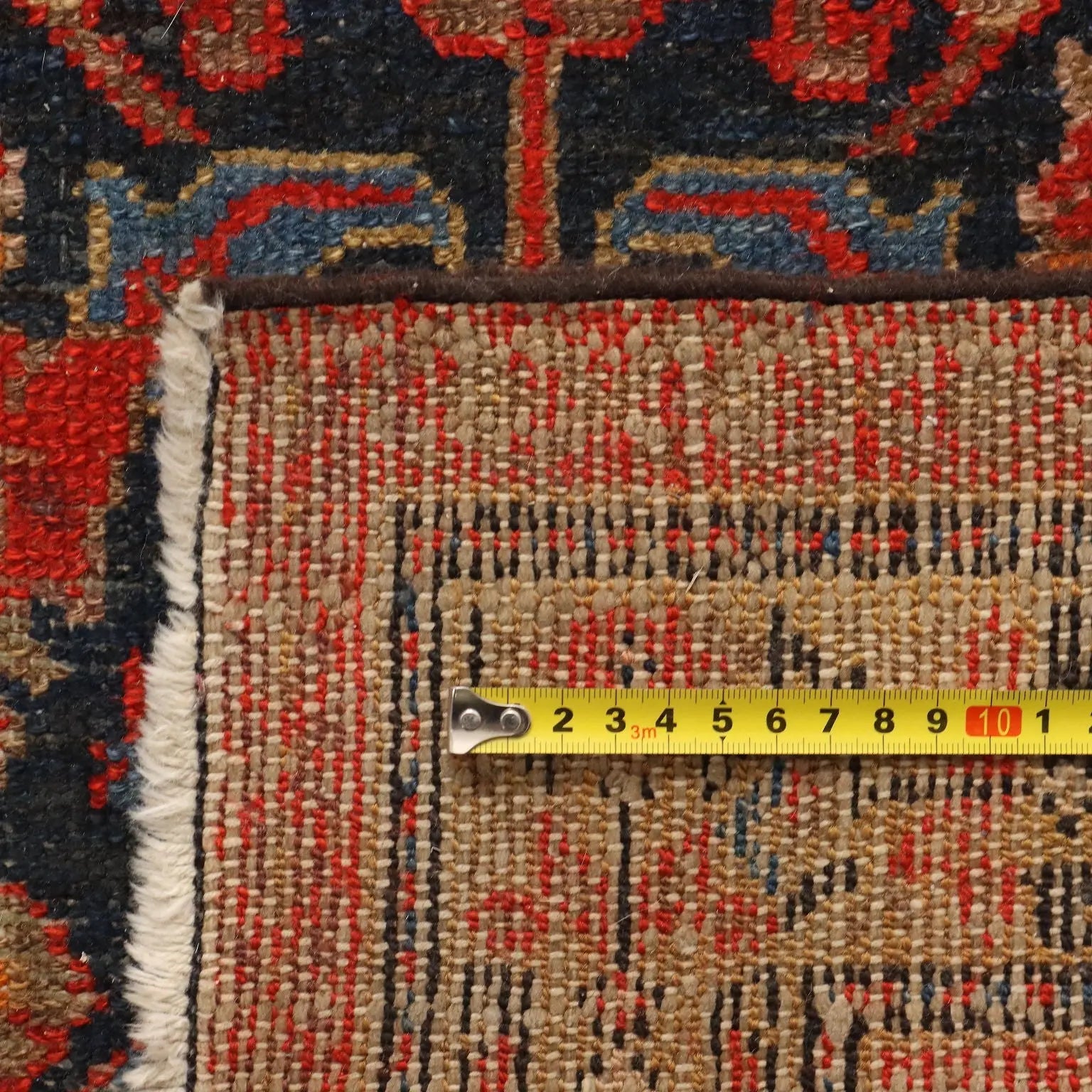 Malayer Rug in Cotton and Wool - 330 x 100 cm