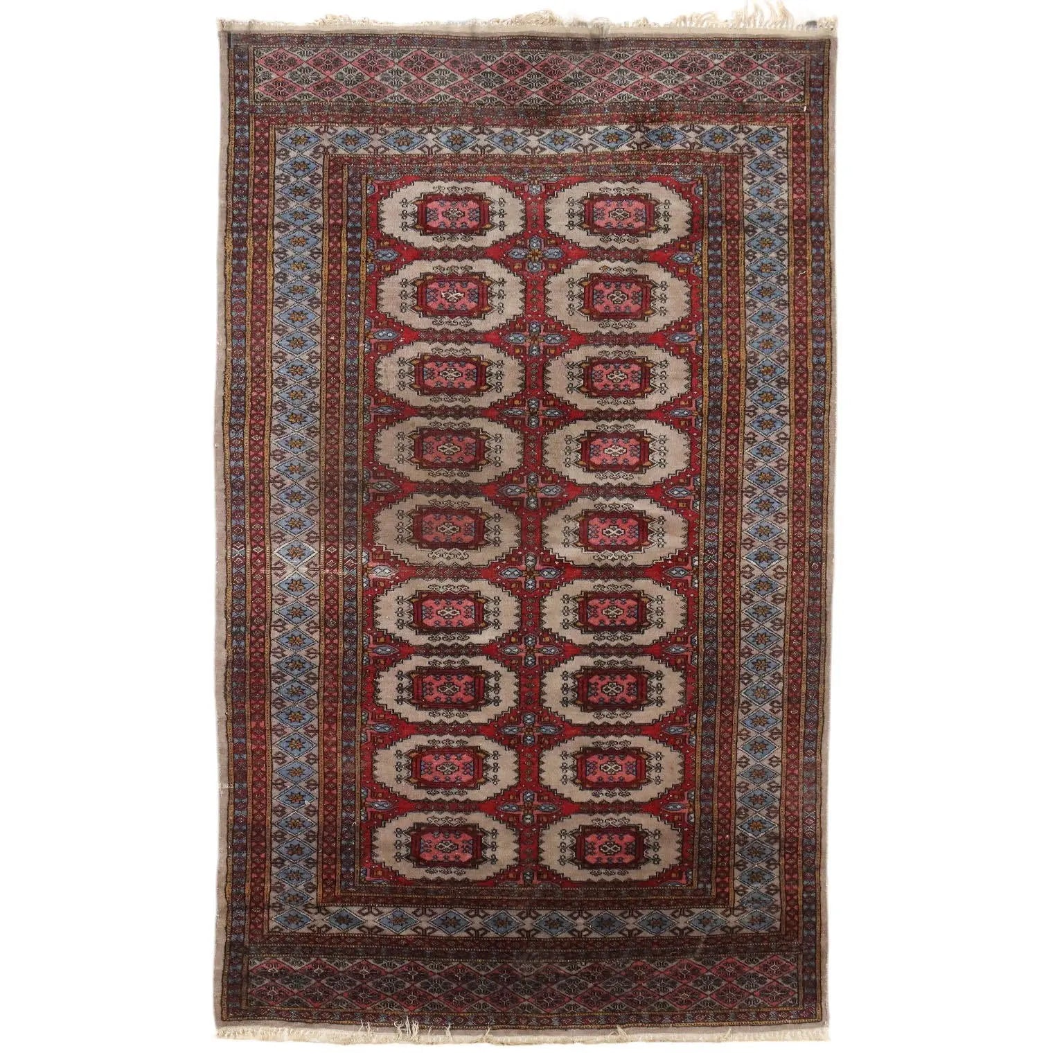 Bukhara Rug in Cotton and Wool - 200x125 cm