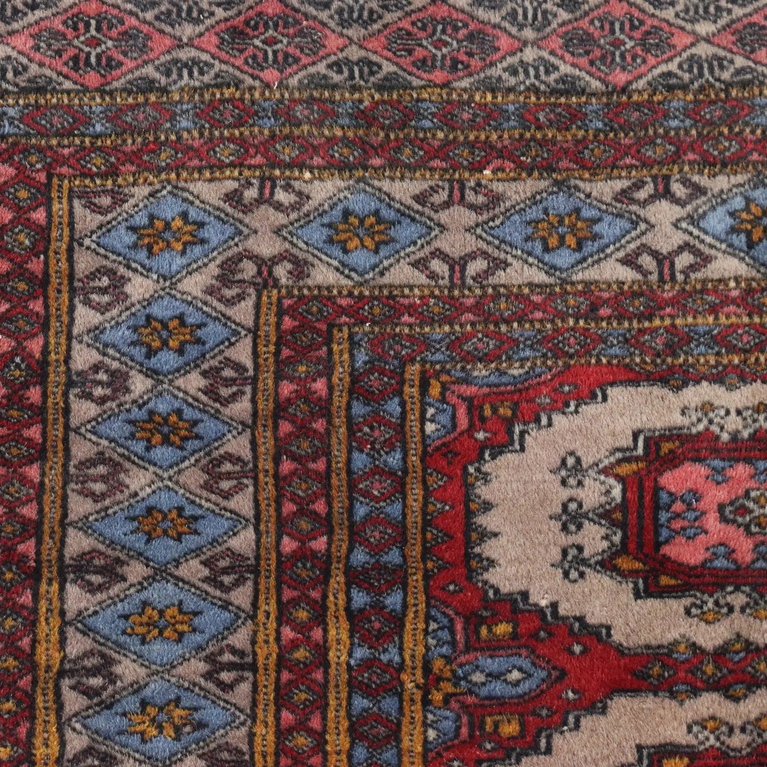 Bukhara Rug in Cotton and Wool - 200x125 cm