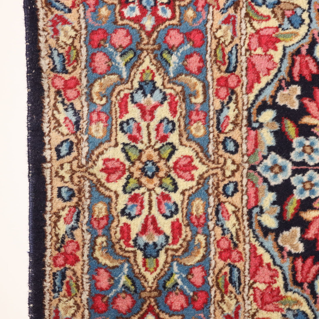Antique Asian Carpet Cotton Wool Heavy Knot 114 x 74 In Original - 114 x 74 In | Antiques  Carpets