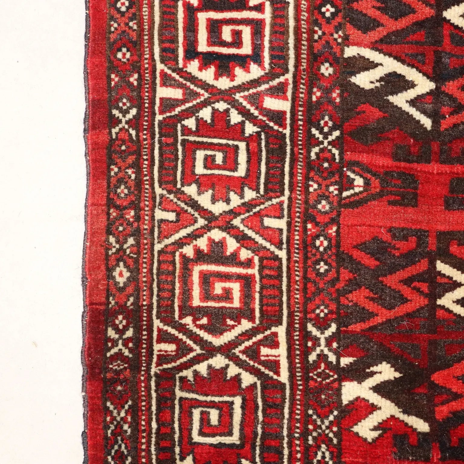 Antique Bukhara Carpet Wool Thin Knot Turkmenistan 102 x 71 In - 102 x 71 In | Antiques | Carpets