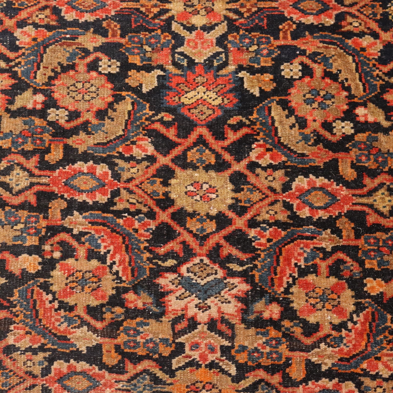 Antique Asian Carpet Cotton Wool Handmade 203 x 43 In - 203 x 43 In | Antiques  Carpets