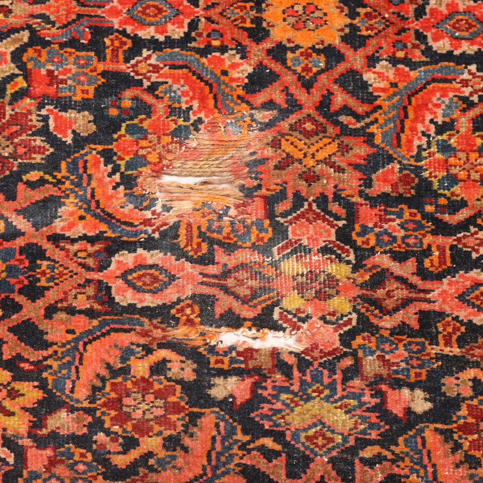 Antique Asian Carpet Cotton Wool Handmade 203 x 43 In - 203 x 43 In | Antiques  Carpets