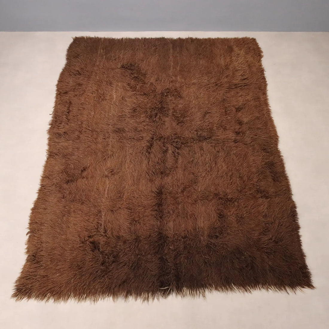 Vintage Cotton and Wool Rug - 295 x 200 cm