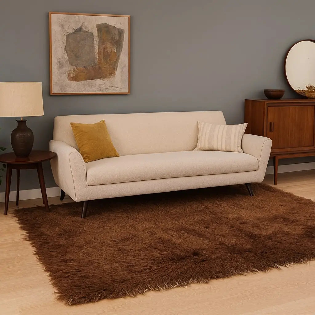 Vintage Cotton and Wool Rug - 295 x 200 cm