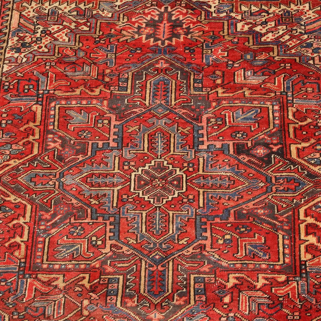 Antique Asian Carpet Cotton Hand Knotted 106 x 87 In - 106 x 87 In | Antiques | Carpets