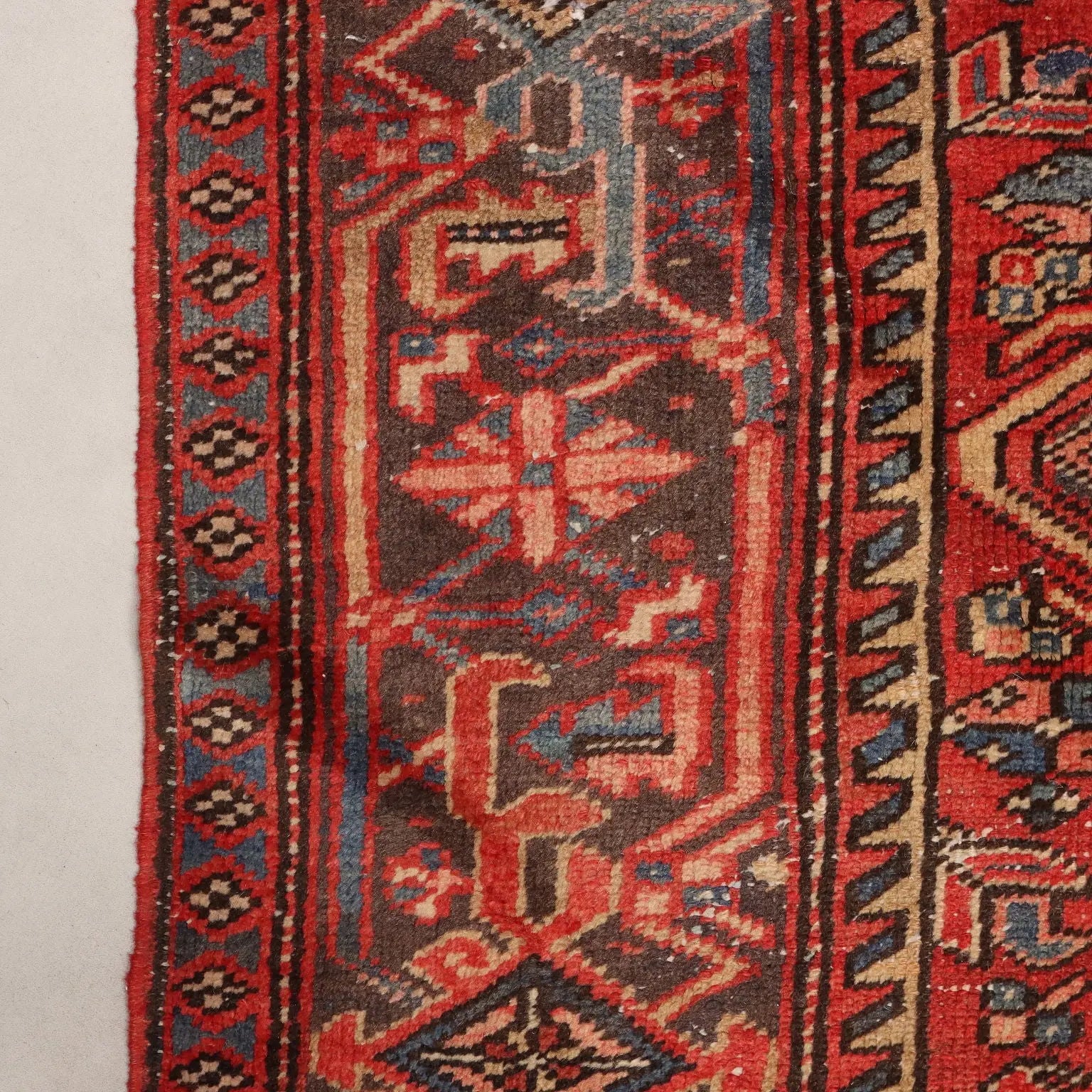 Antique Asian Carpet Cotton Hand Knotted 106 x 87 In - 106 x 87 In | Antiques | Carpets