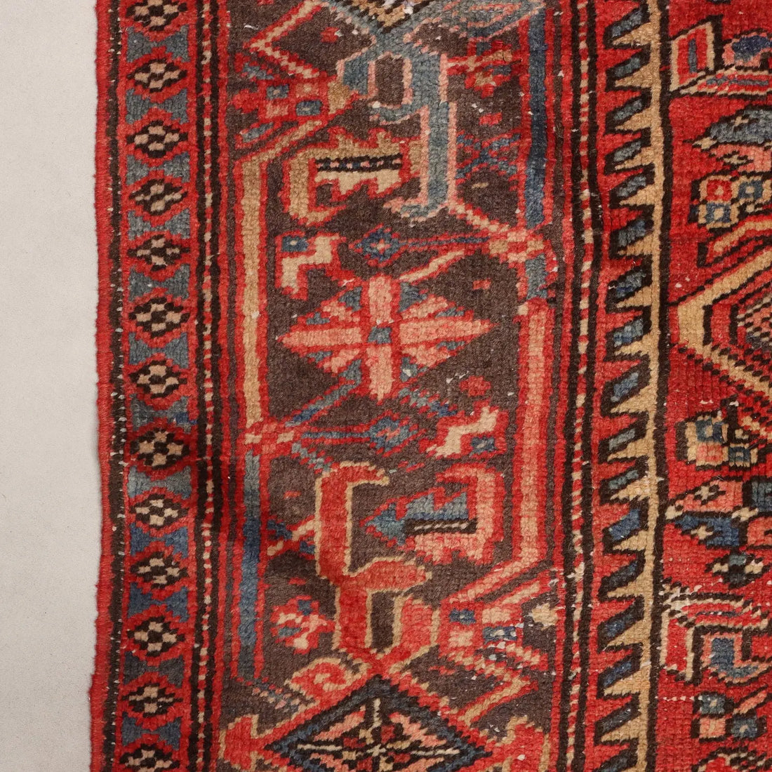 Antique Asian Carpet Cotton Hand Knotted 106 x 87 In - 106 x 87 In | Antiques | Carpets