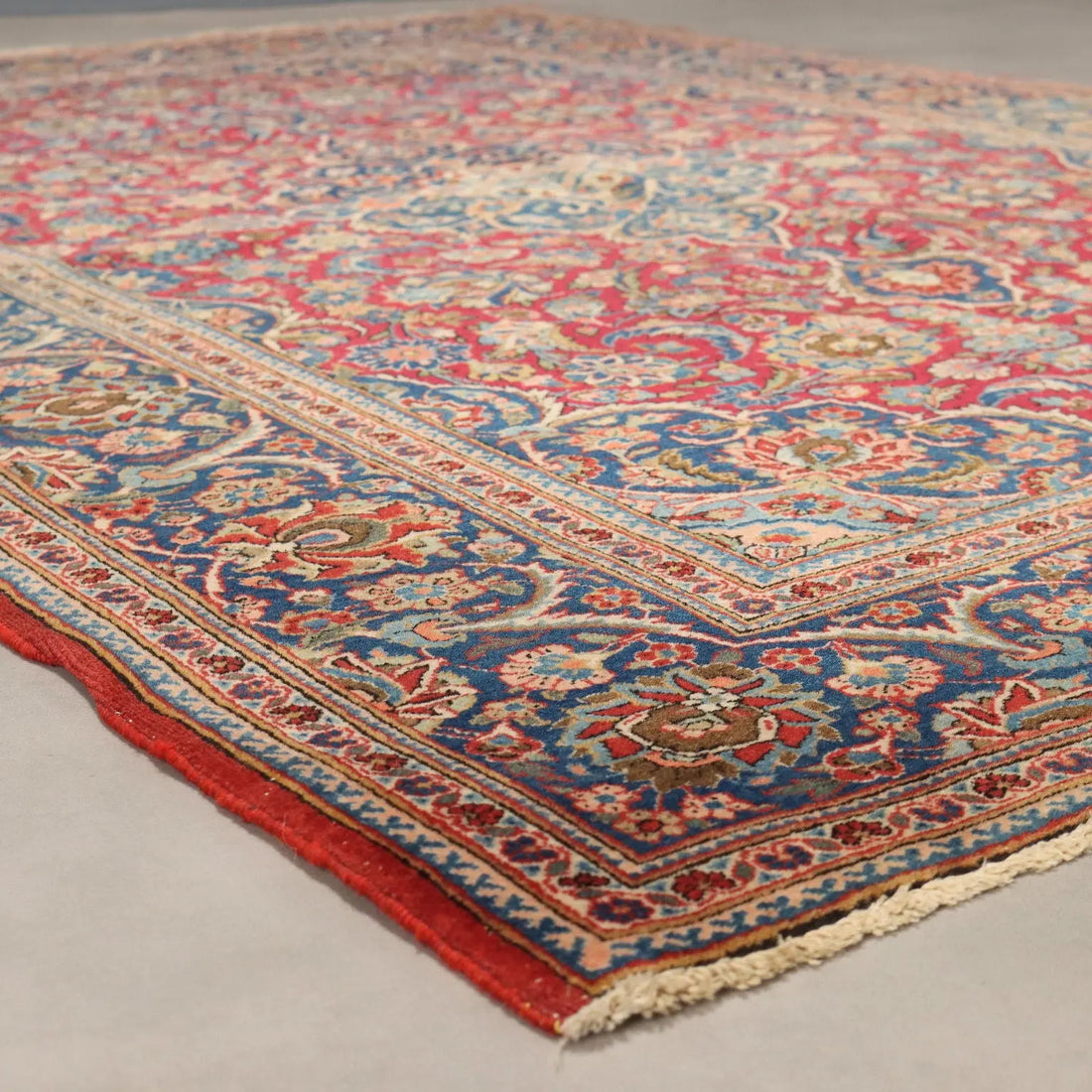 Antique Asian Carpet Cotton Extra-Thin Knot 79 x 51 In - 79 x 51 In | Antiques | Carpets