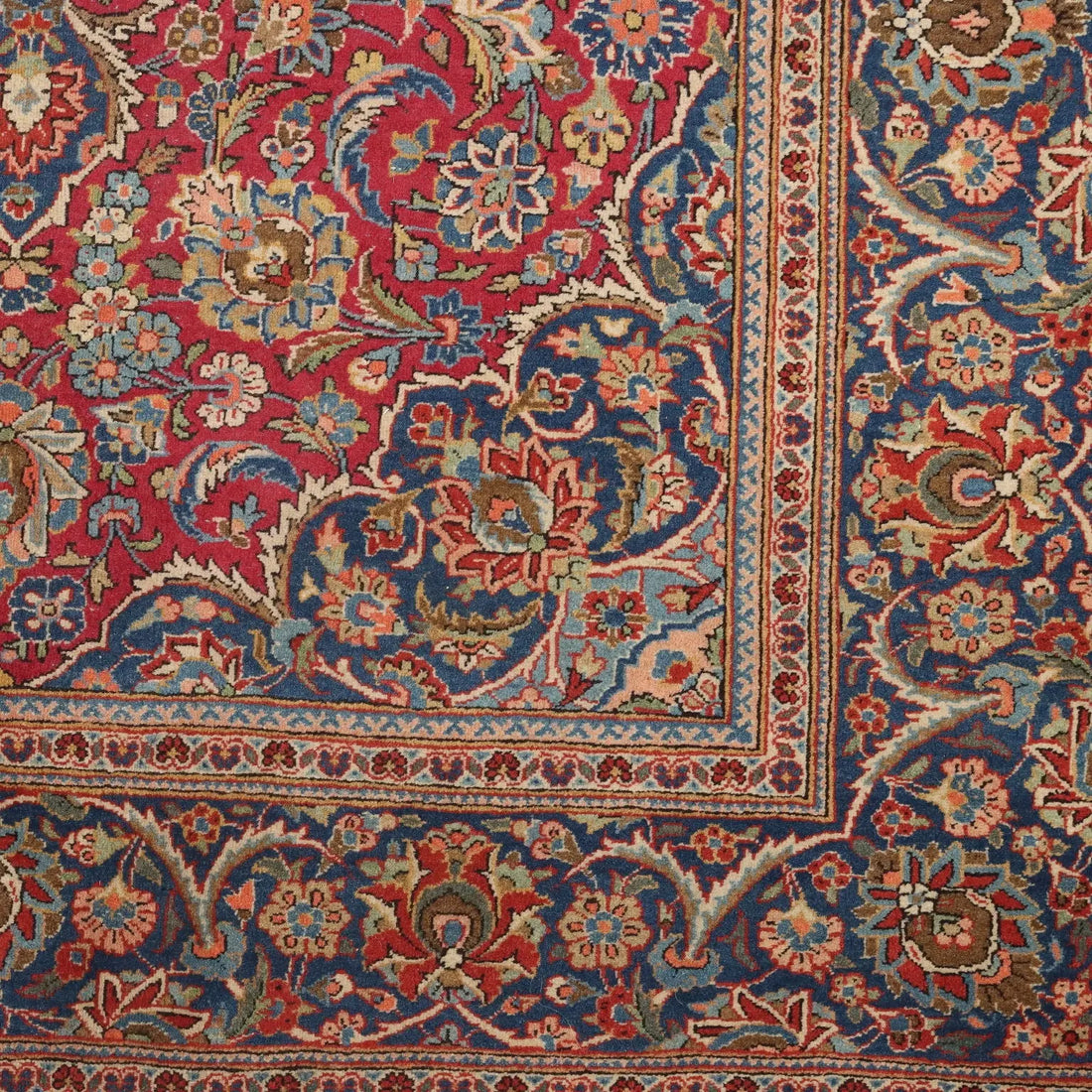 Antique Asian Carpet Cotton Extra-Thin Knot 79 x 51 In - 79 x 51 In | Antiques | Carpets