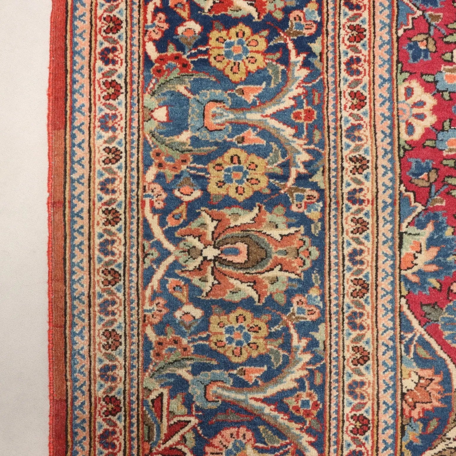 Antique Asian Carpet Cotton Extra-Thin Knot 79 x 51 In - 79 x 51 In | Antiques | Carpets