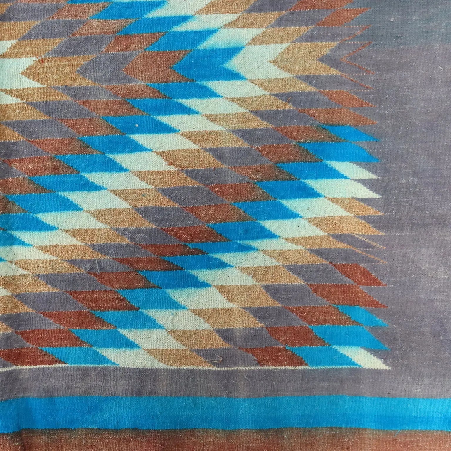 Turkish Cotton Kilim Rug - 530 x 312 cm