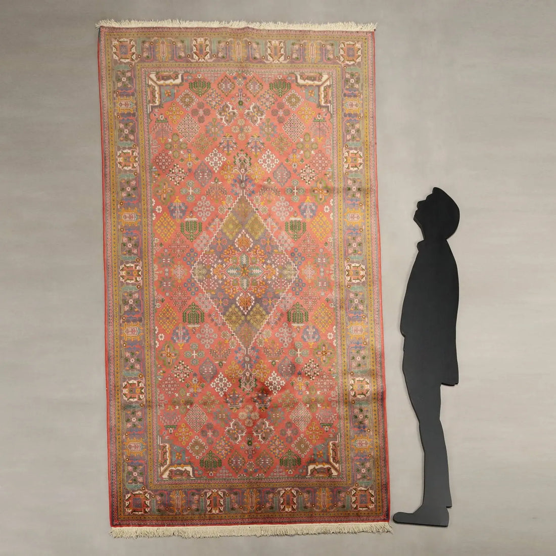Joshagan Rug in Cotton and Wool - , 260x150 cm