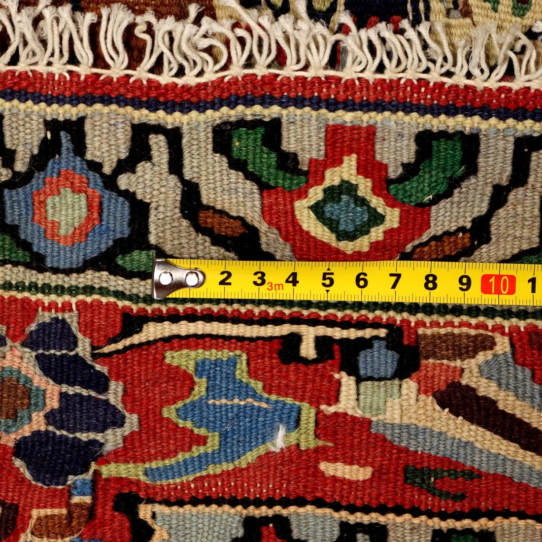 Antique Asian Carpet Cotton Wool Extra Thin Knot 114 x 75 In - 114 x 75 In | Antiques | Carpets