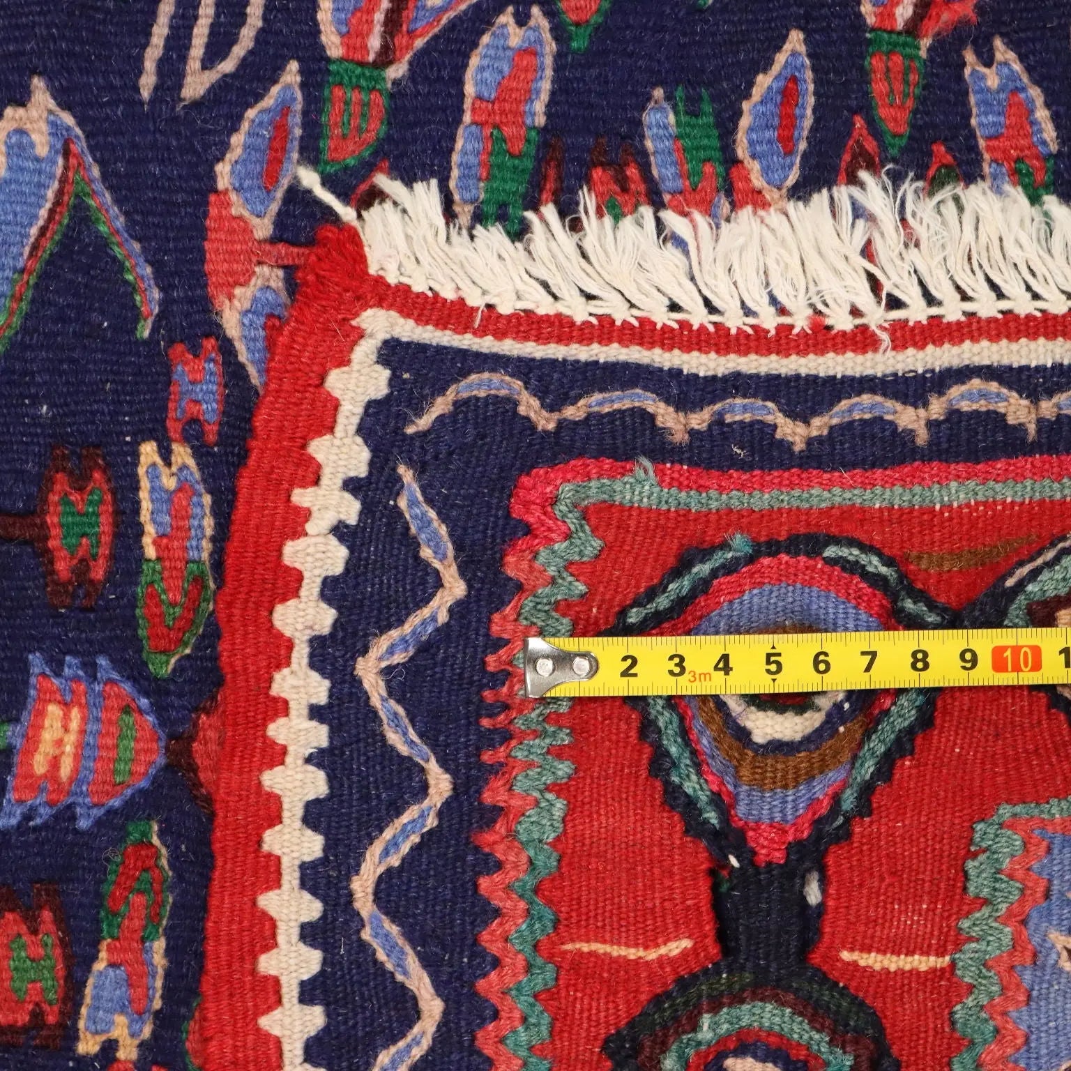 Antique Asian Carpet Cotton Wool Extra-Thin Knot 114 x 79 In - 114 x 79 In | Antiques | Carpets