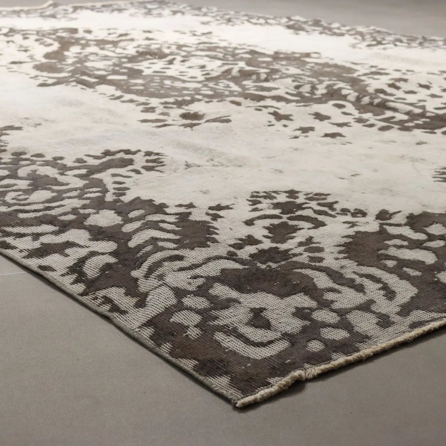 Antique Carpet Wool Cotton Thin Knot Handmade 142 x 103 In - 142 x 103 in | Antiques | Carpets
