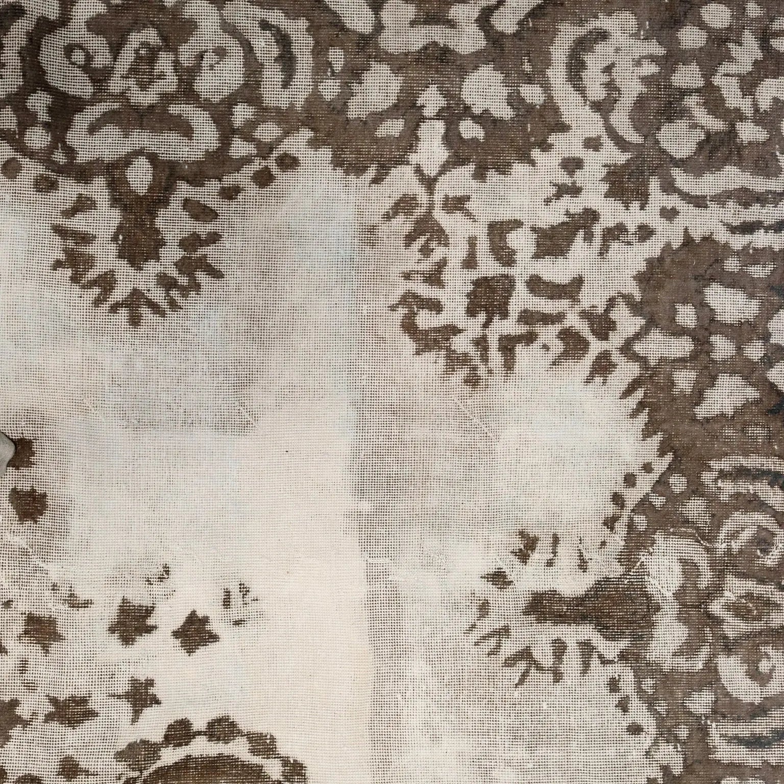 Antique Carpet Wool Cotton Thin Knot Handmade 142 x 103 In - 142 x 103 in | Antiques | Carpets