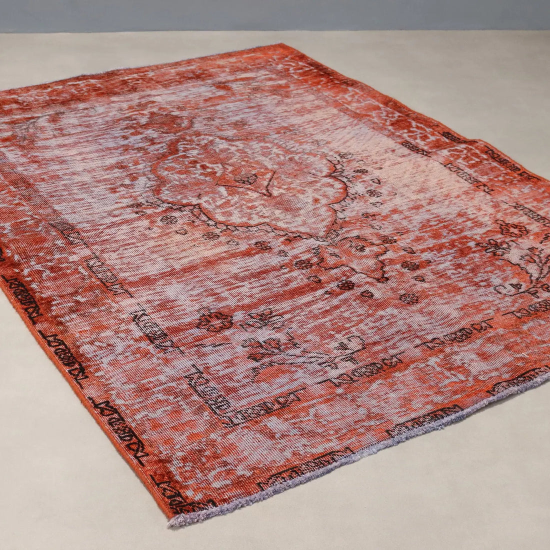 Vintage Carpet Cotton Wool Heavy Knot Handmade 74 x 55 In - 74 x 55 In | Antiques | Carpets