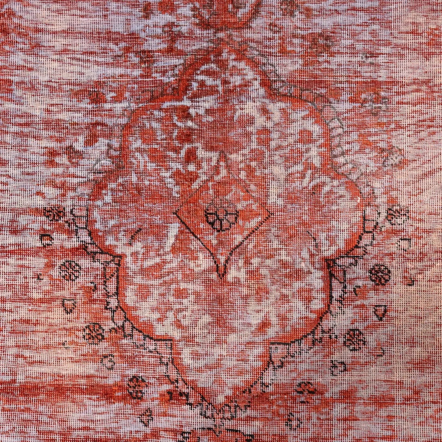 Vintage Carpet Cotton Wool Heavy Knot Handmade 74 x 55 In - 74 x 55 In | Antiques | Carpets