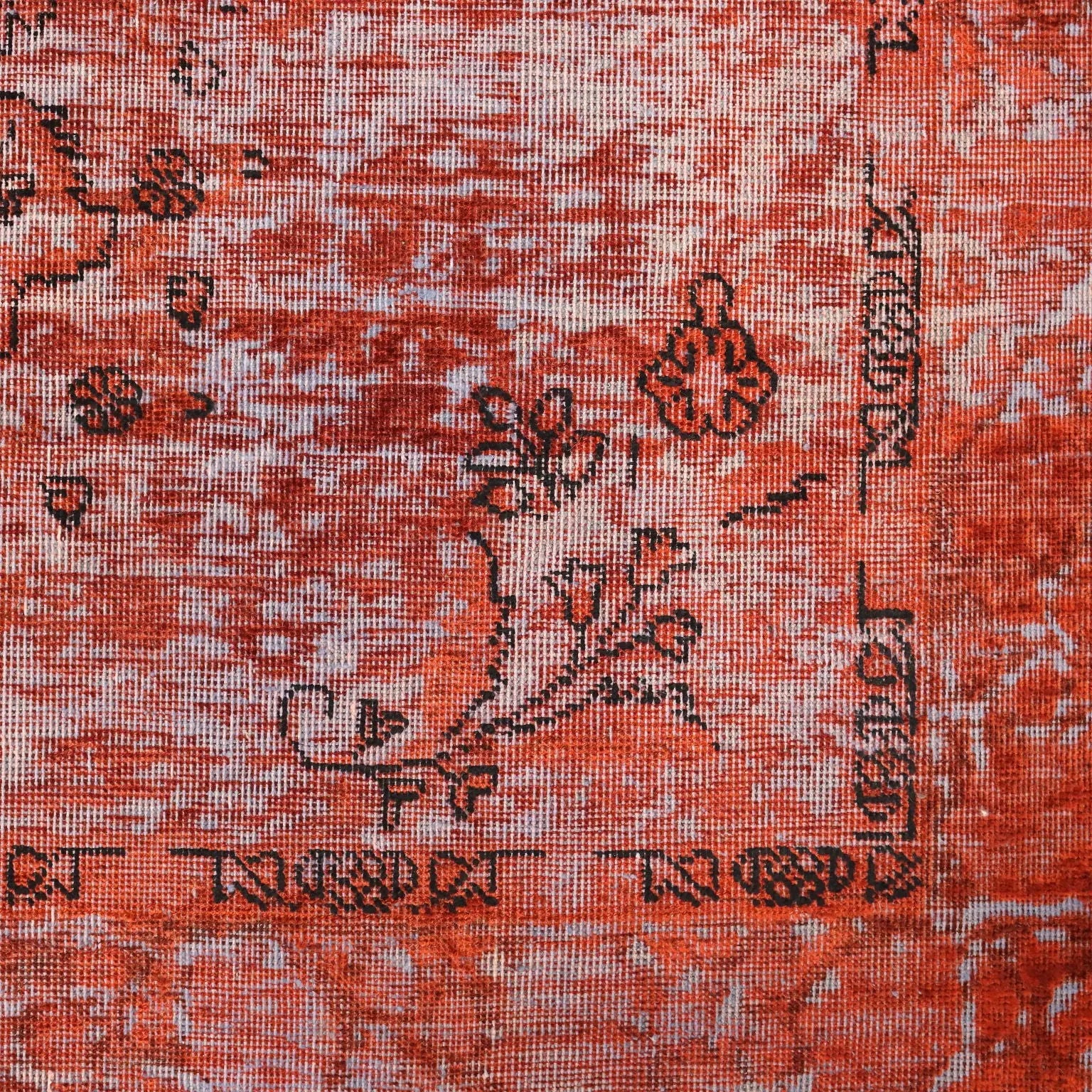 Vintage Carpet Cotton Wool Heavy Knot Handmade 74 x 55 In - 74 x 55 In | Antiques | Carpets
