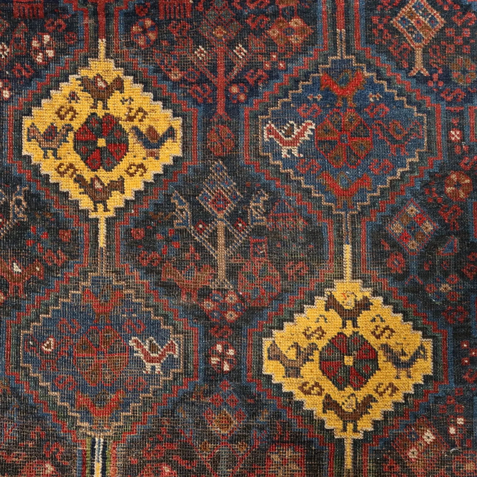 Antique Asian Carpet Wool Thin Knot Handmade 73 x 57 In - 73 x 57 In | Antiques | Carpets
