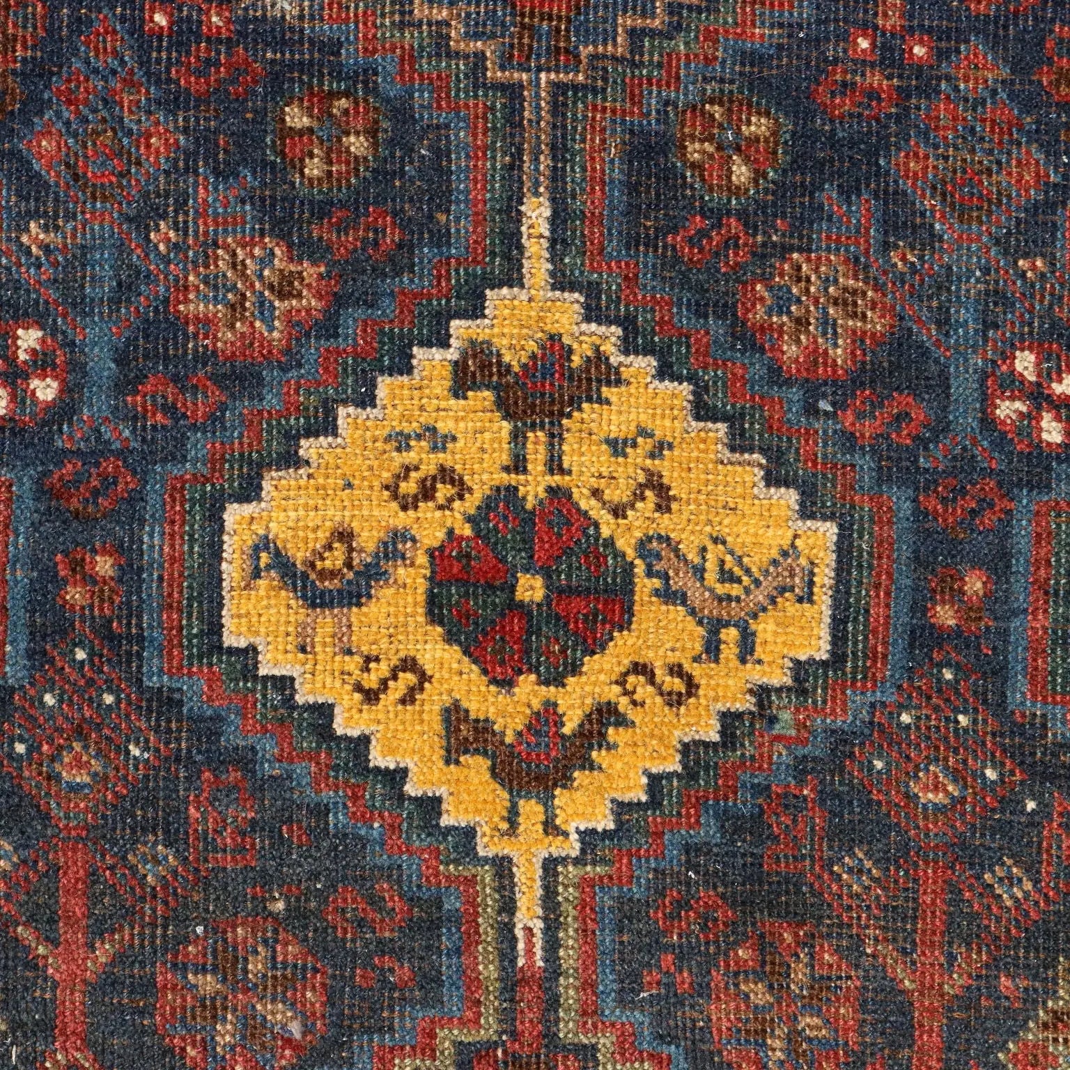 Antique Asian Carpet Wool Thin Knot Handmade 73 x 57 In - 73 x 57 In | Antiques | Carpets