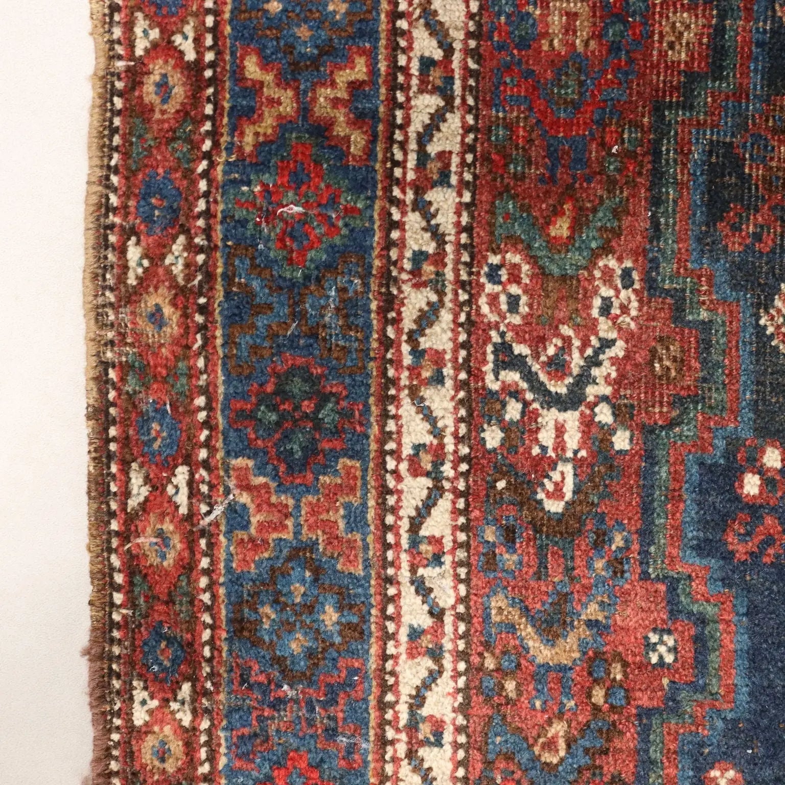 Antique Asian Carpet Wool Thin Knot Handmade 73 x 57 In - 73 x 57 In | Antiques | Carpets