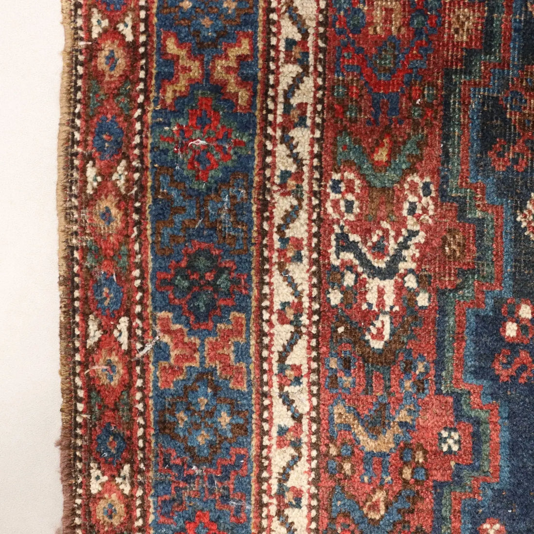 Antique Asian Carpet Wool Thin Knot Handmade 73 x 57 In - 73 x 57 In | Antiques | Carpets
