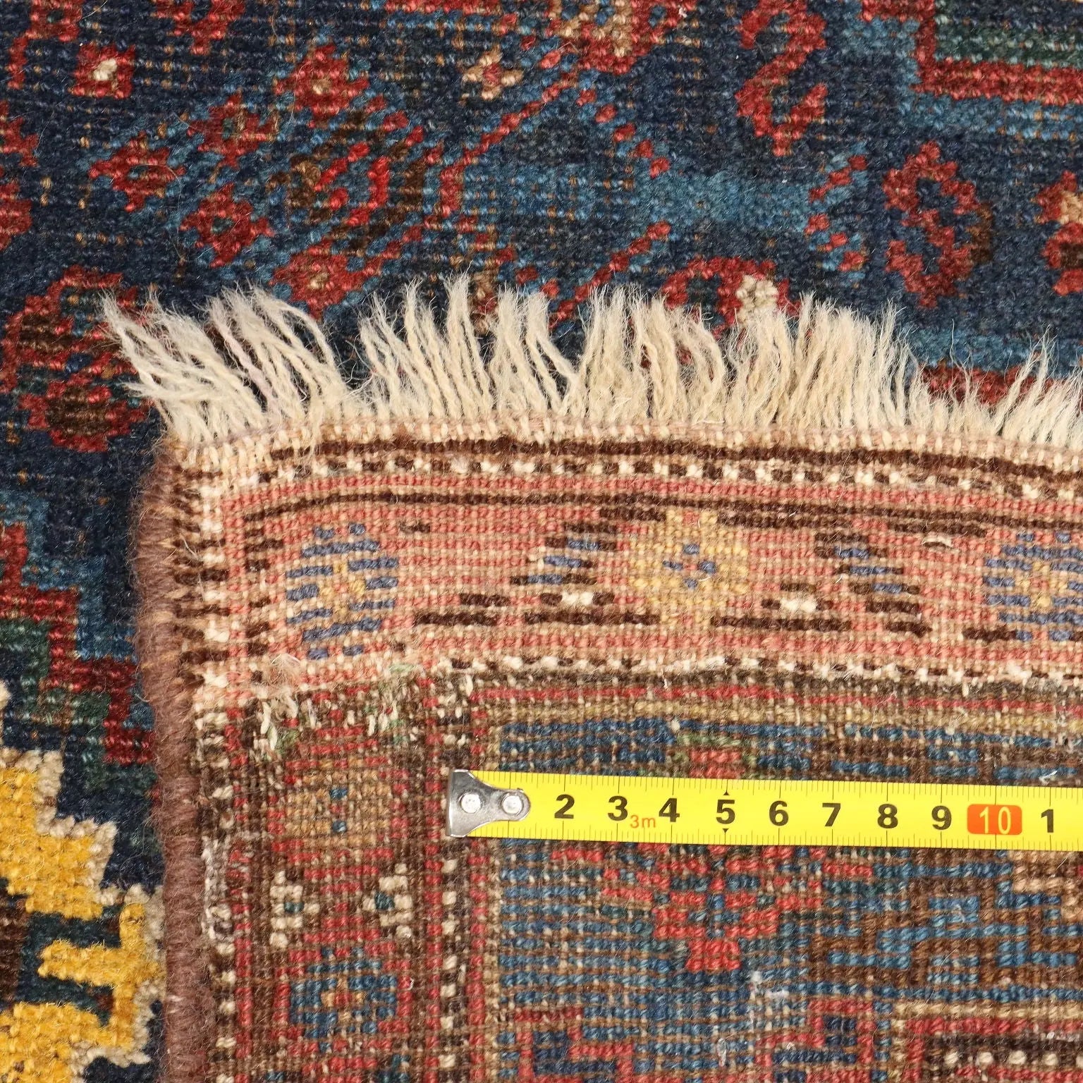 Antique Asian Carpet Wool Thin Knot Handmade 73 x 57 In - 73 x 57 In | Antiques | Carpets