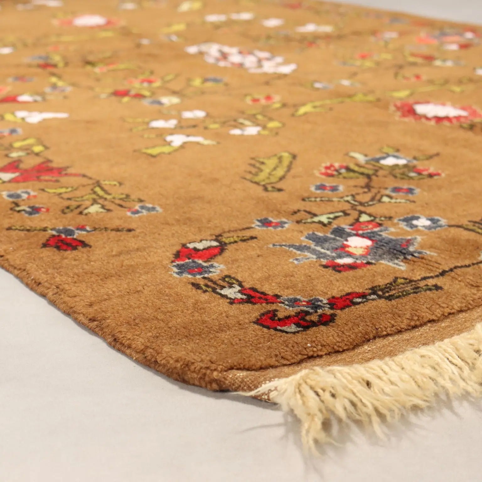 Antique Asian Carpet Wool Heavy Knot Handmade 78 x 47 In - 78 x 47 In | Antiques | Carpets