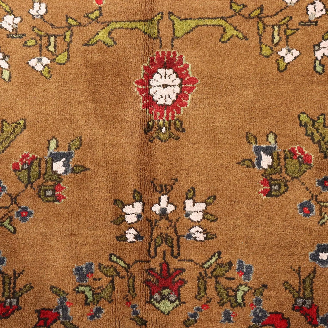Antique Asian Carpet Wool Heavy Knot Handmade 78 x 47 In - 78 x 47 In | Antiques | Carpets