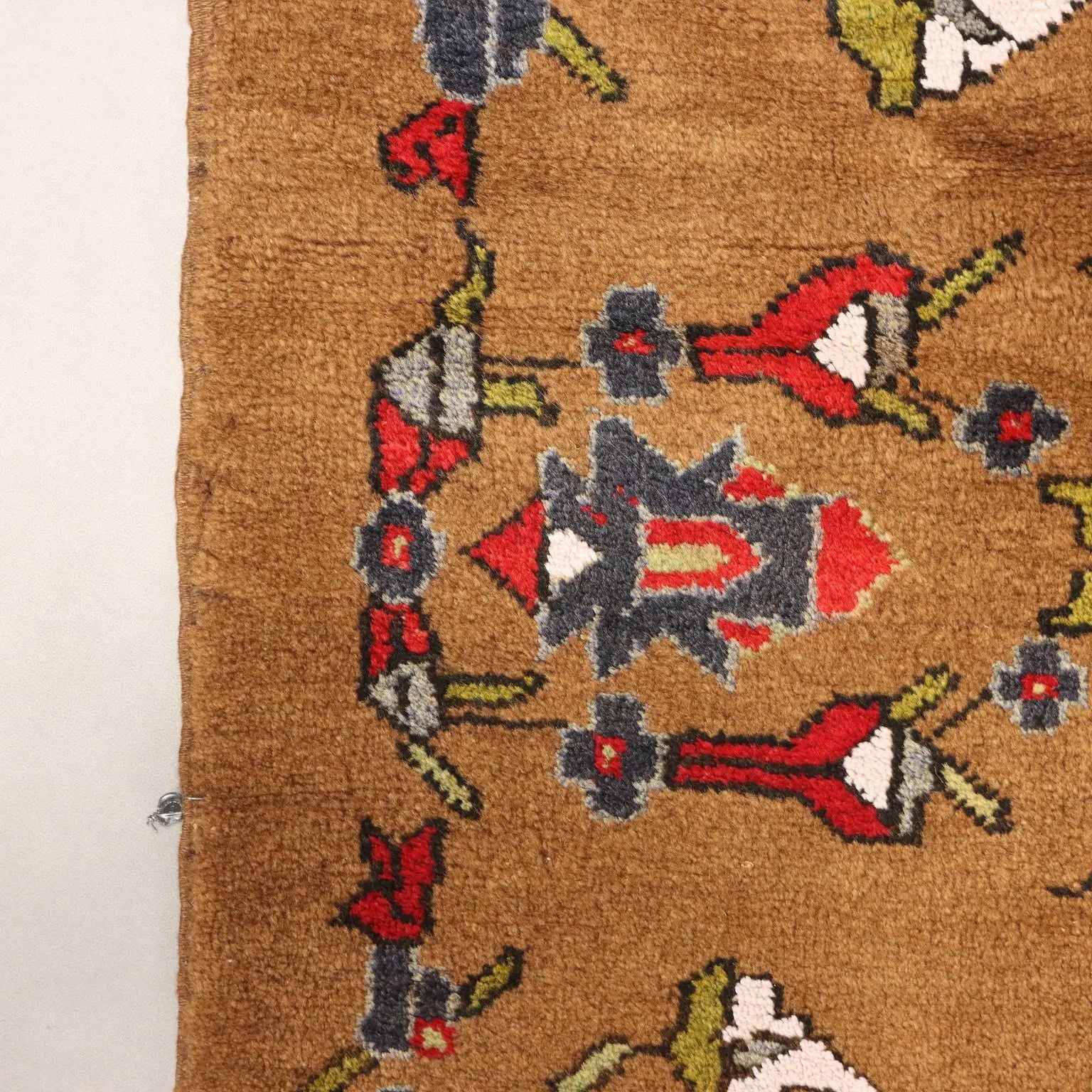 Antique Asian Carpet Wool Heavy Knot Handmade 78 x 47 In - 78 x 47 In | Antiques | Carpets