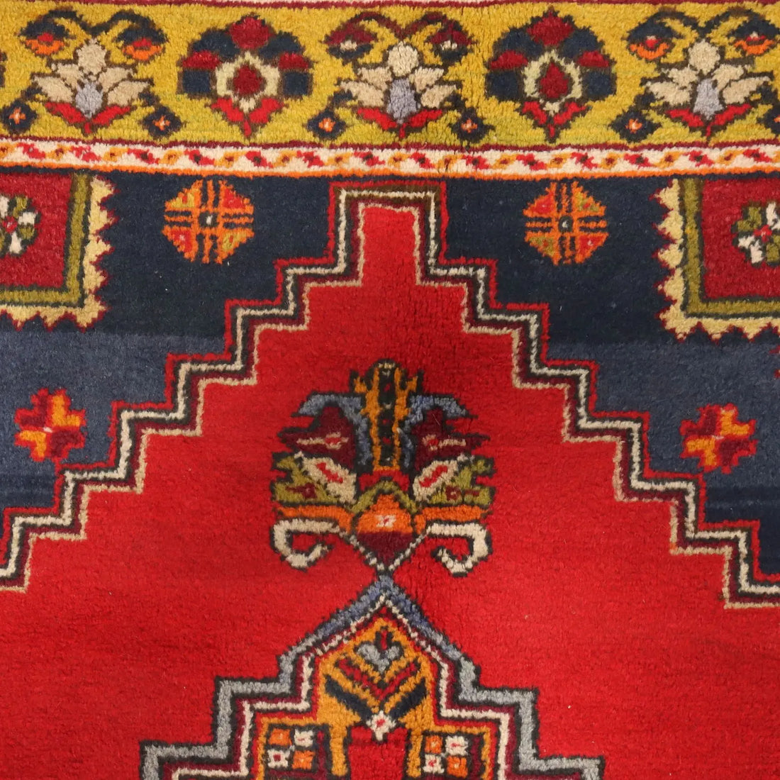 Antique Joruk Carpet Wool Heavy Knot Turkey 93 x 52 In - 93 x 52 In | Antiques | Carpets