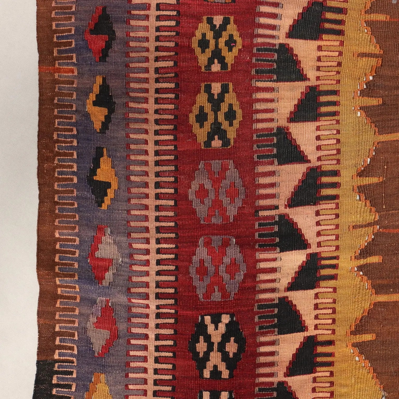 Antique Asian Carper Wool Thin Knot Handmade Turkey 80 x 59 In - 80 x 59 In | Antiques | Carpets