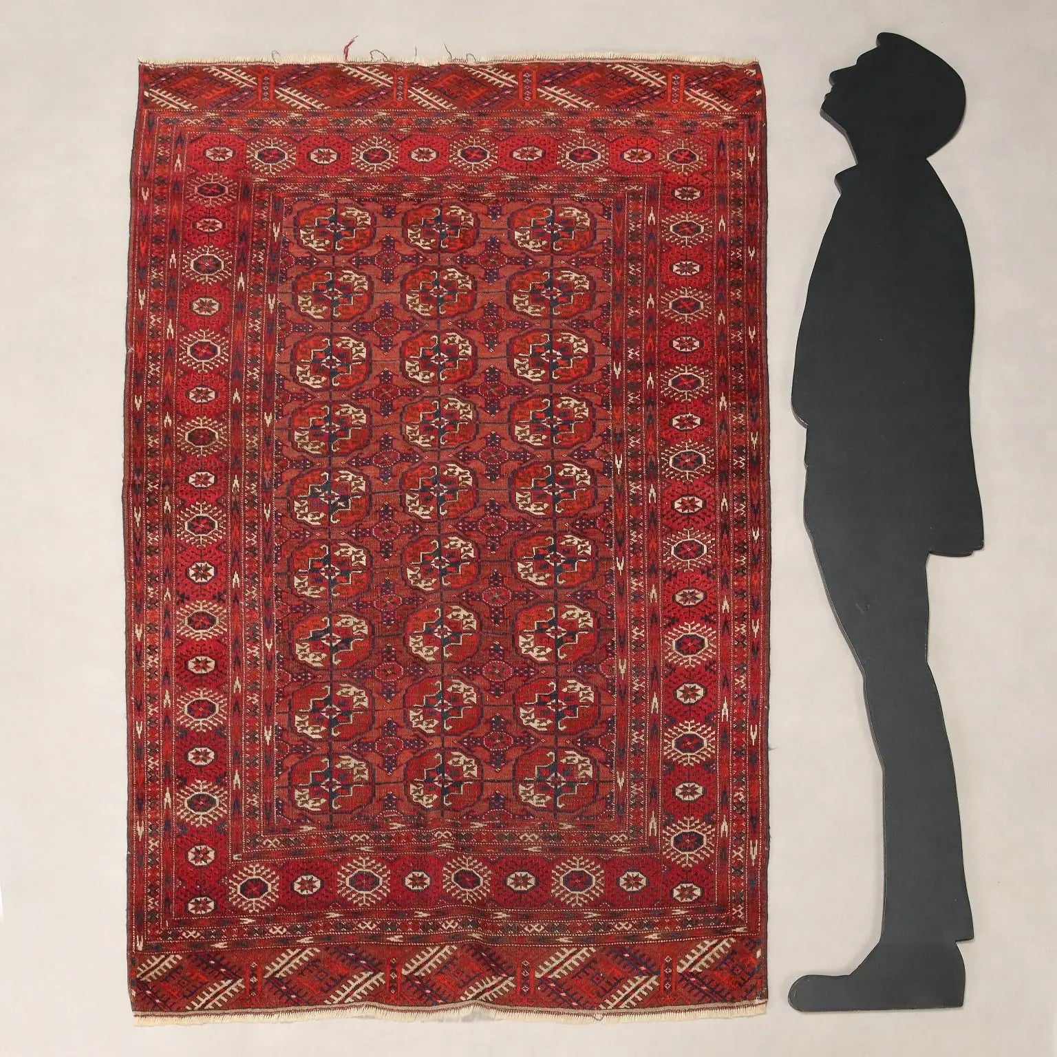 Antique Bukhara Carpet Wool Thin Knot Handmade 67 x 47 In - 67 x 47 In | Antiques | Carpets