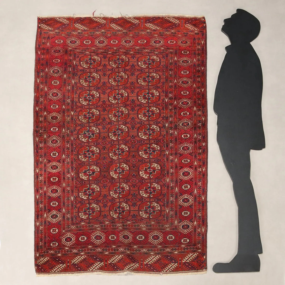 Antique Bukhara Carpet Wool Thin Knot Handmade 67 x 47 In - 67 x 47 In | Antiques | Carpets