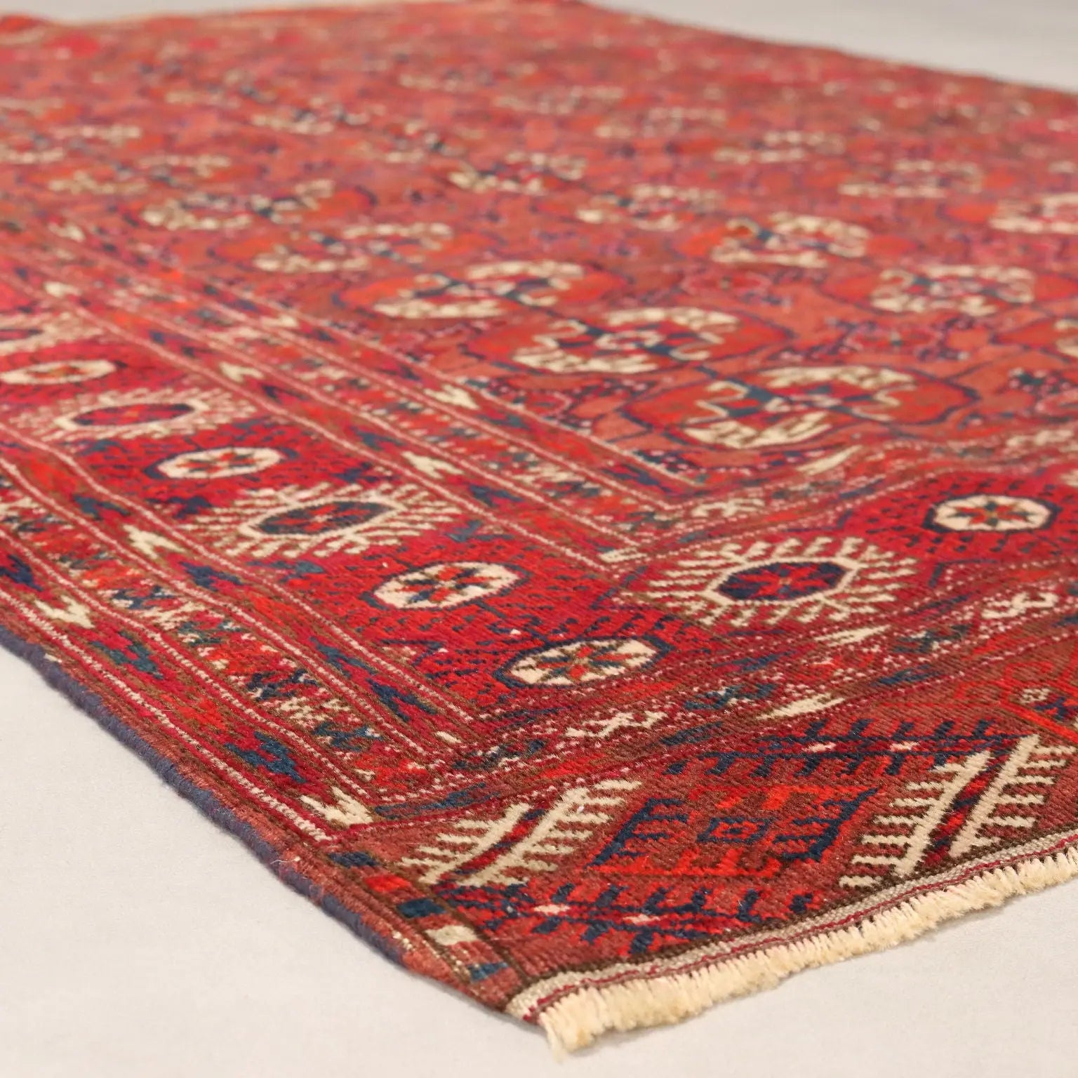 Antique Bukhara Carpet Wool Thin Knot Handmade 67 x 47 In - 67 x 47 In | Antiques | Carpets