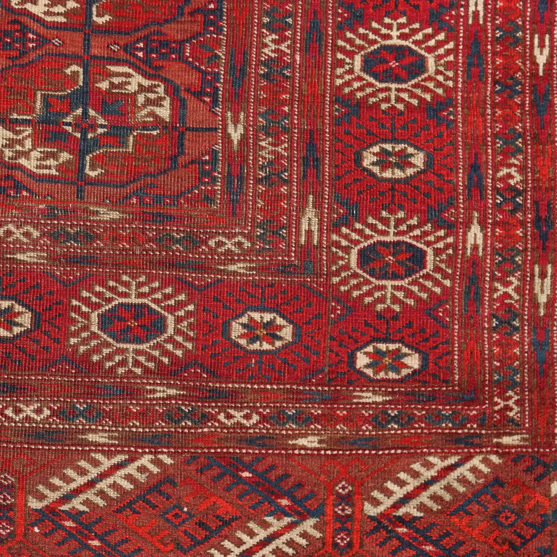 Antique Bukhara Carpet Wool Thin Knot Handmade 67 x 47 In - 67 x 47 In | Antiques | Carpets