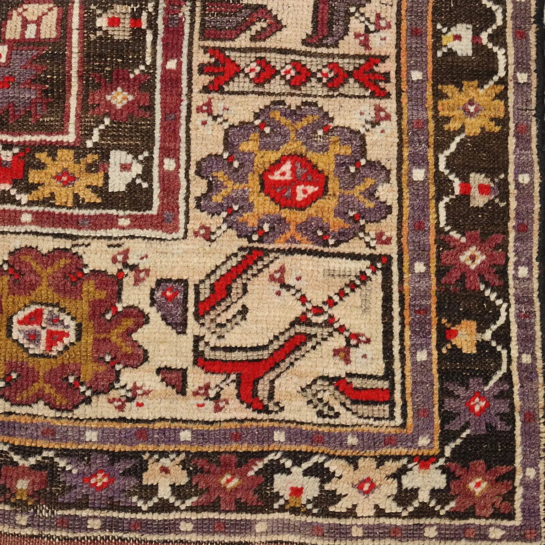 Antique Kirsehir Carpet Wool Heavy Knot Handmade 73 x 43 In - 73 x 43 In | Antiques | Carpets