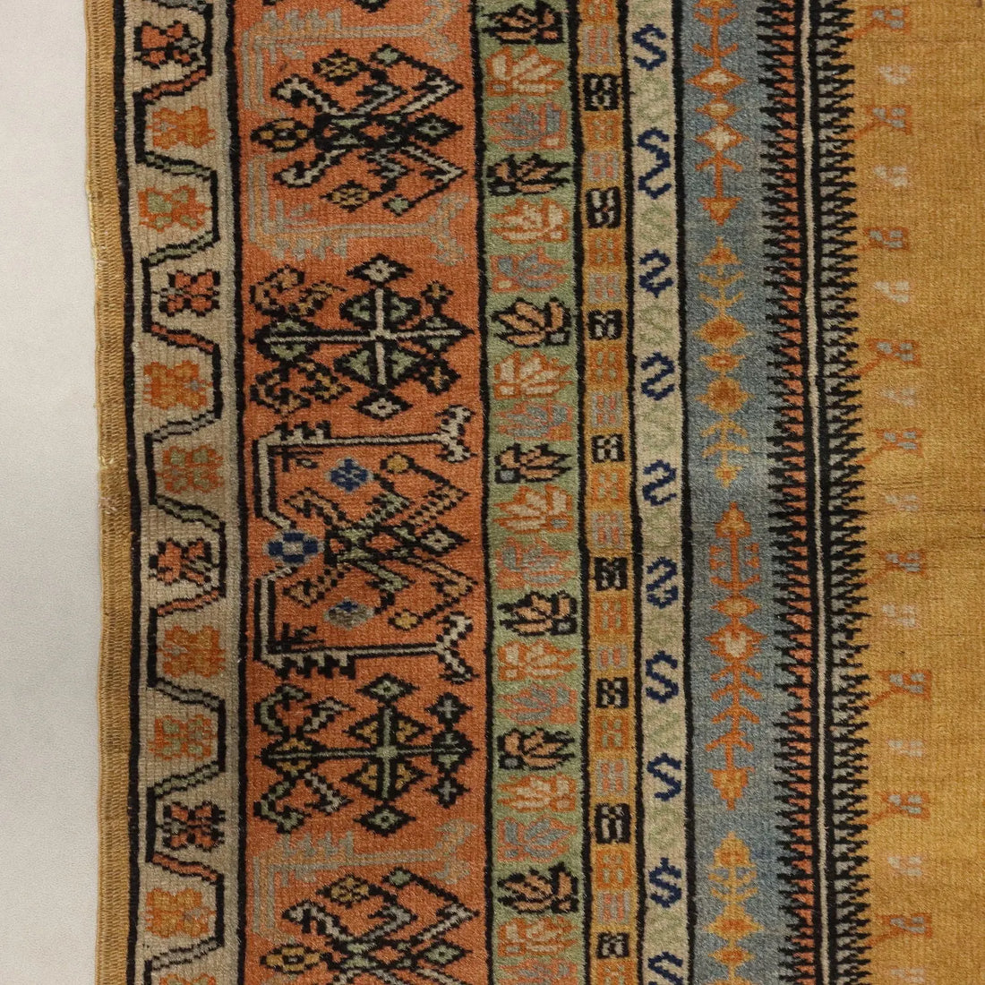Antique Melas Carpet Cotton Wool Handmade Turkey 63 x 53 In - 63 x 53 In | Antiques | Carpets