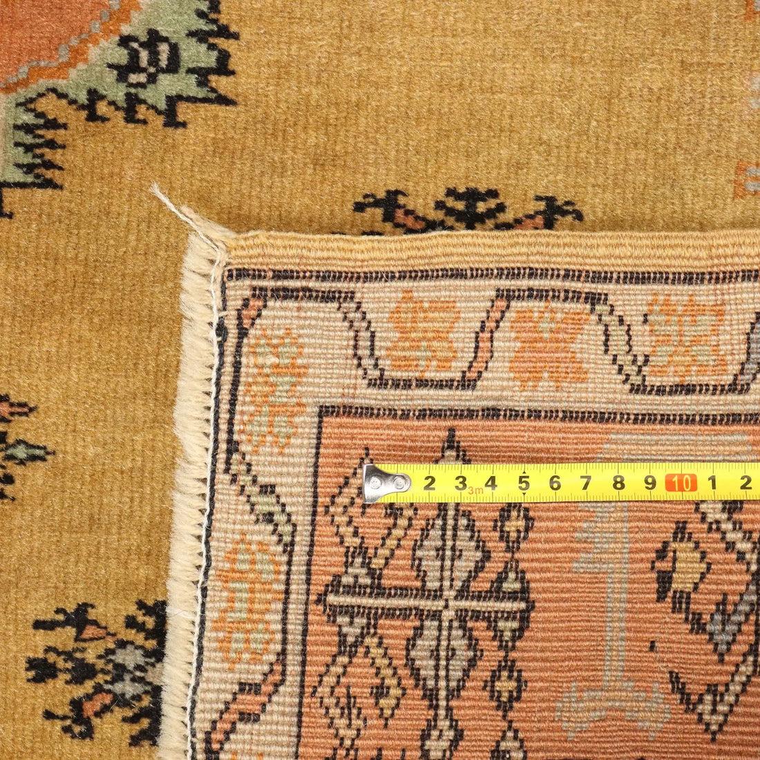 Antique Melas Carpet Cotton Wool Handmade Turkey 63 x 53 In - 63 x 53 In | Antiques | Carpets