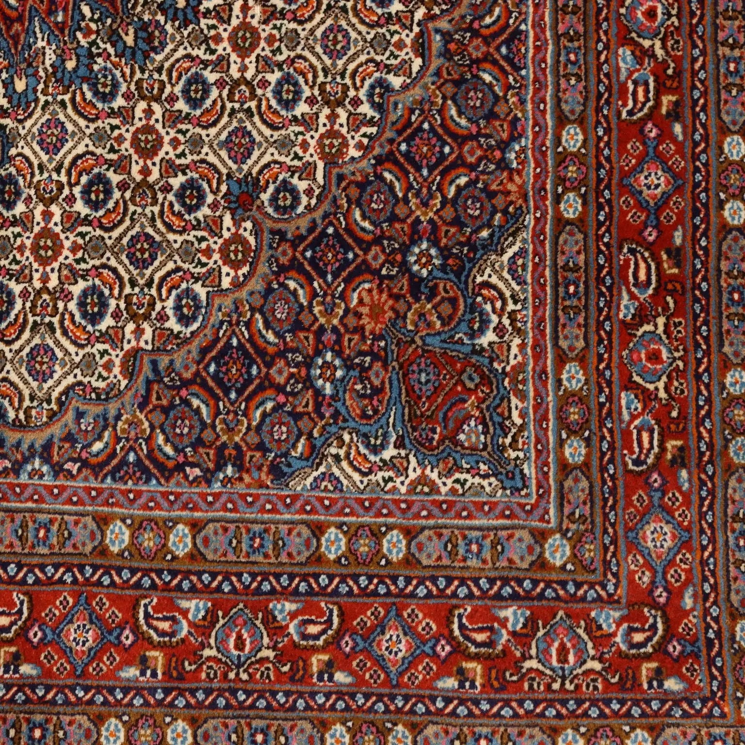 Antique Asian Carpet Cotton Wool Heavy Knot 81 x 59 In - 81 x 59 In | Antiques | Carpets