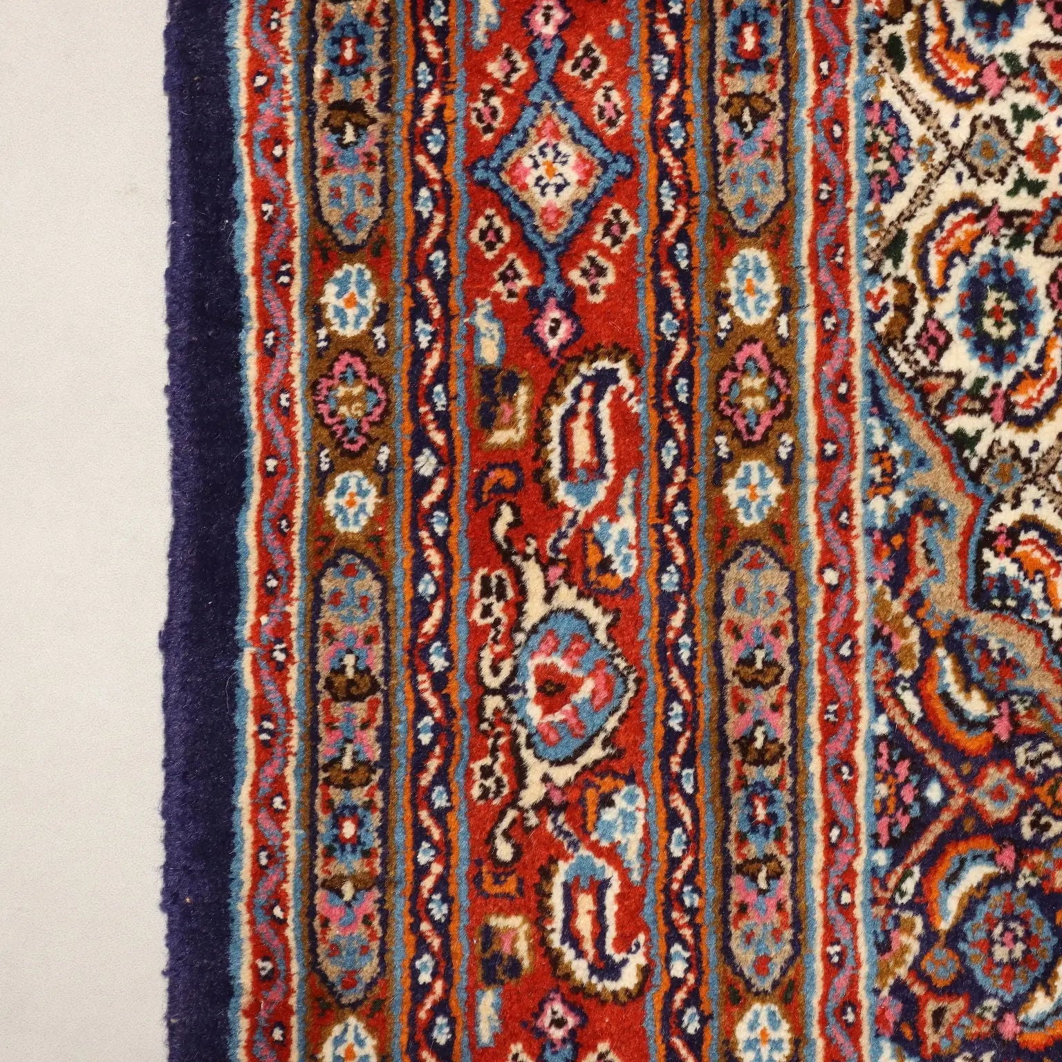 Antique Asian Carpet Cotton Wool Heavy Knot 81 x 59 In - 81 x 59 In | Antiques | Carpets