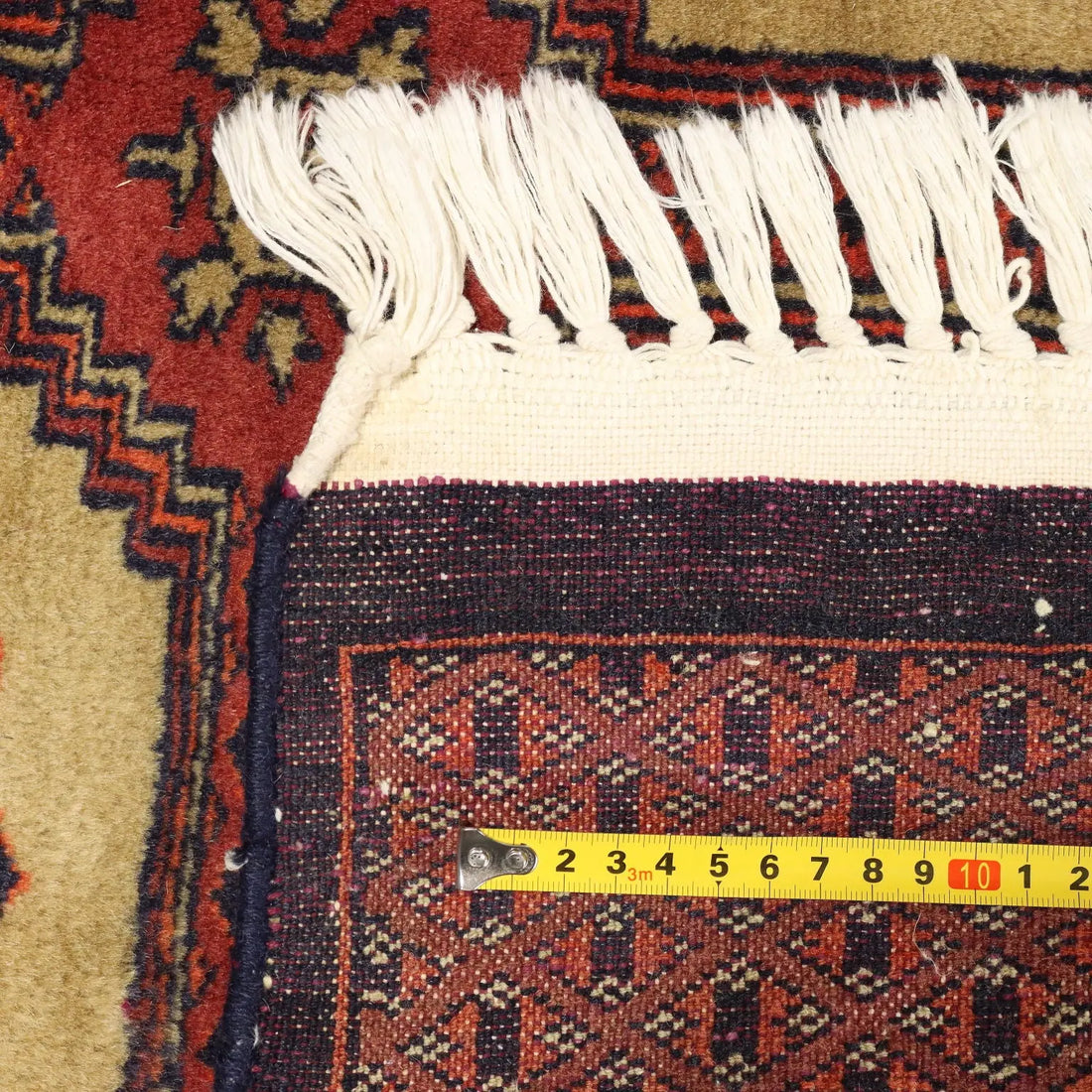 Antique Bukhara Carpet Cotton Wool Thin Knot Pakistan 76 x 49 In - 76 x 49 In | Antiques | Carpets